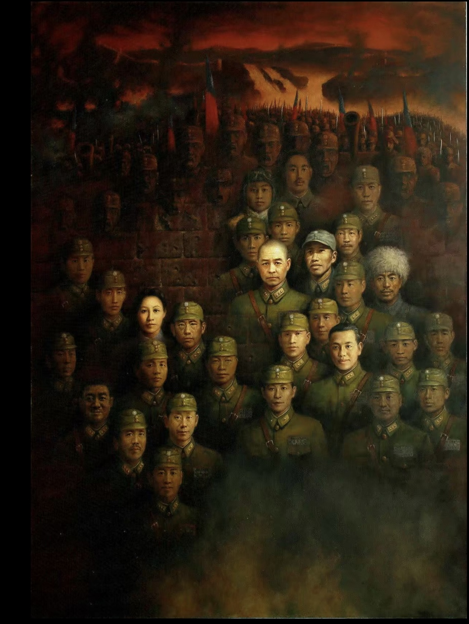 Tableau de Wu-JI Mur de bronze et rempart de fer